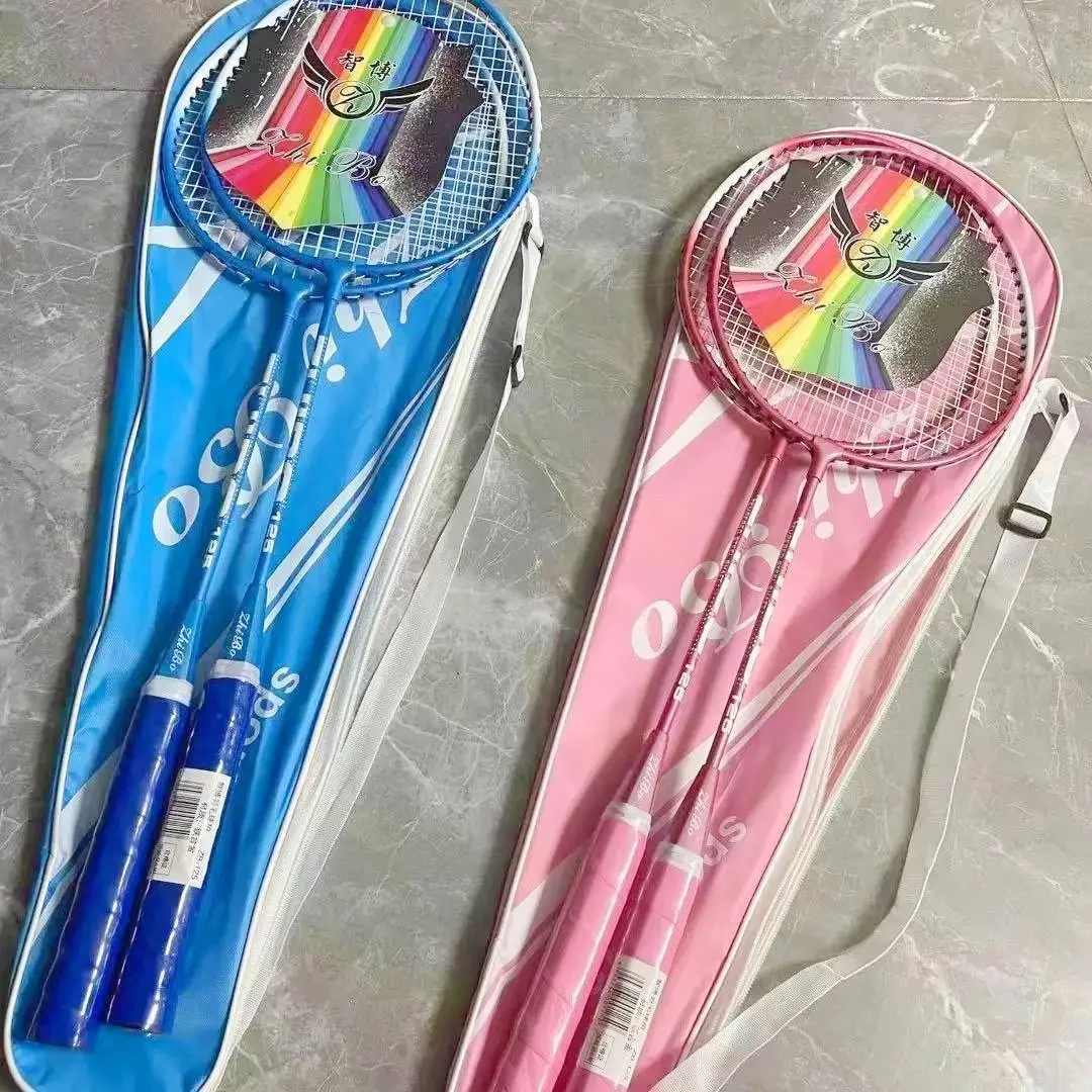 Badminton racket single and double racket adult student badminton set for both men women badminton racket badminton set badminton racket set
