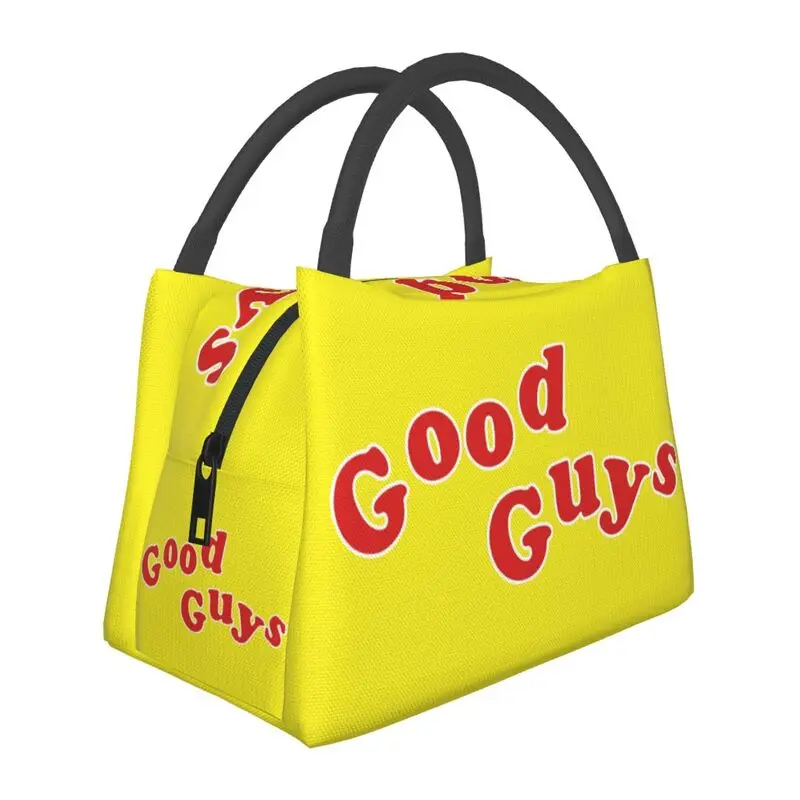 

Child's Play Good Guys Logo Insulated Lunch Bag for School Office Chucky Resuable Cooler Thermal Lunch Box Women