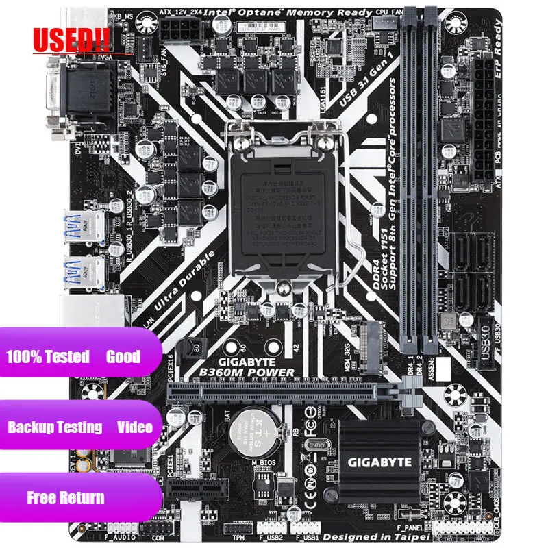 GigabyteB360MPOWERMotherboardSocketLGA1151IntelB360DDR4USB30