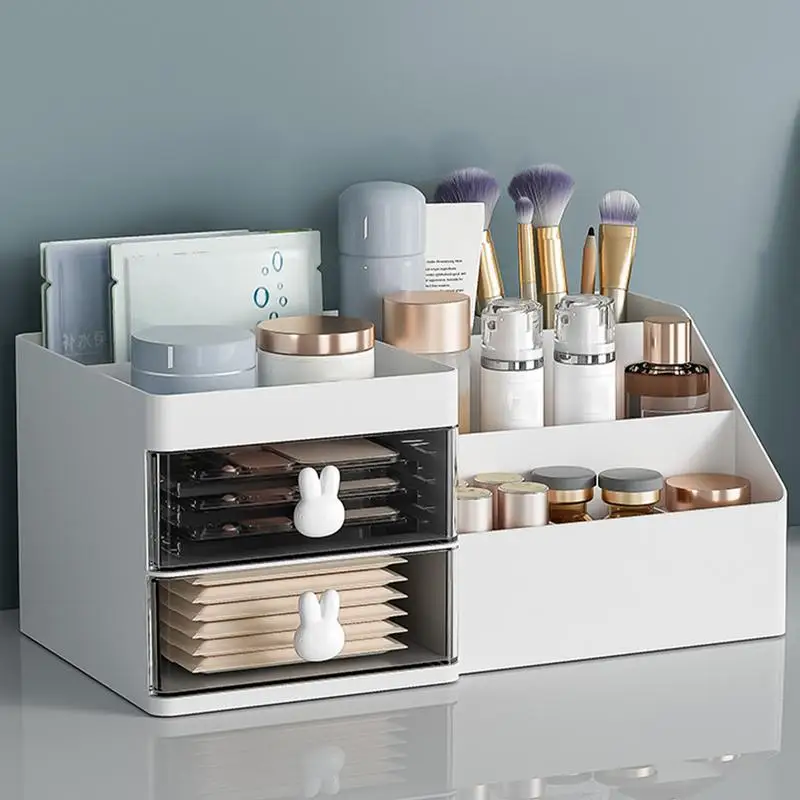 

Stationary Organizer Makeup Organizer Drawers Office Desktop Stationery Storage Box Multiple Compartment Desktop Organizer