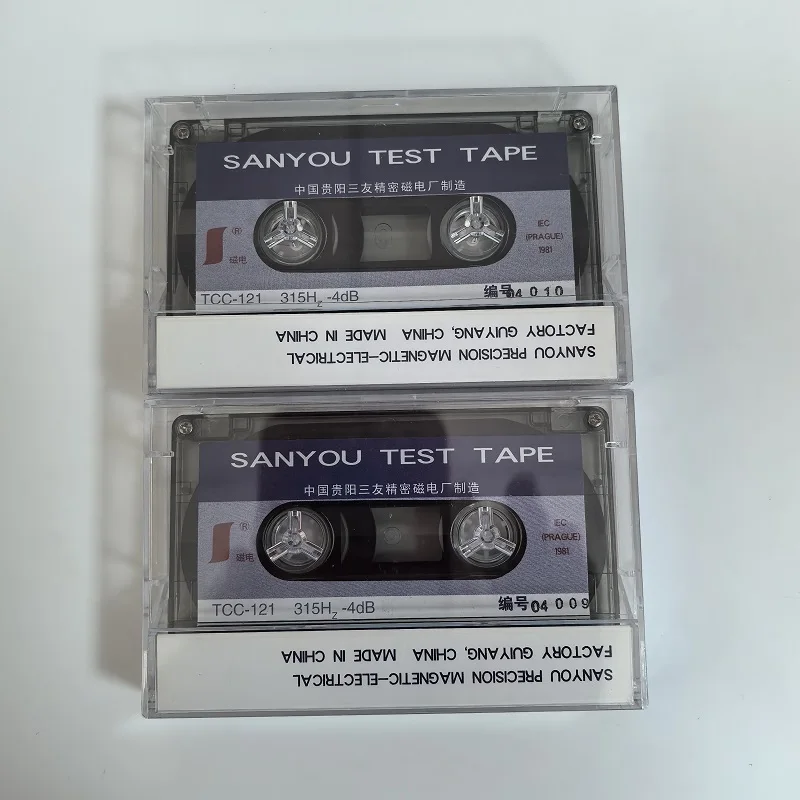 TEST TAPE SANYOU TCC-121 315HZ-4DB LEVEL ADJUSTMENT Recording reference level