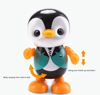 Cute Cartoon Walking Animal Kids Dance Robot Toy Electric Musical Light Shake Doll Early Educational Toys for Children 2