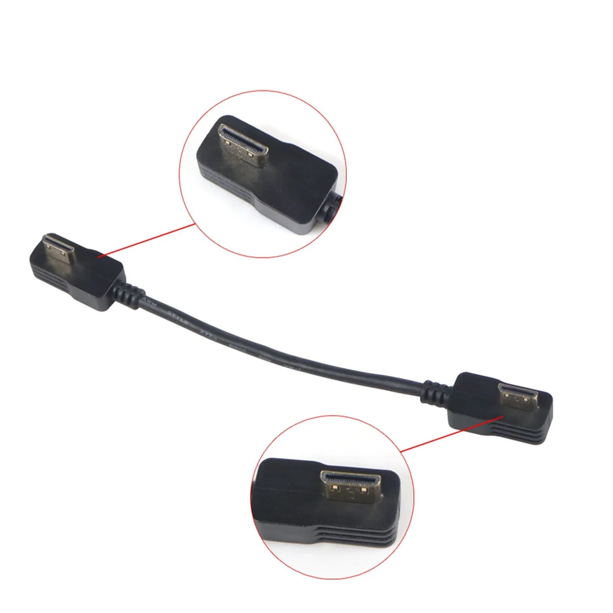 AB54-Mini HDMI 호환 FPV 어댑터 연장 케이블 10cm Shark Byte RX5.1 수신기 Skyzone Fatshark FPV 용