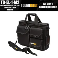 ToughBuilt TB-EL-1-M2 Quick Access Laptop Bag + Shoulder Strap - Medium Tools Packaging Bag 1