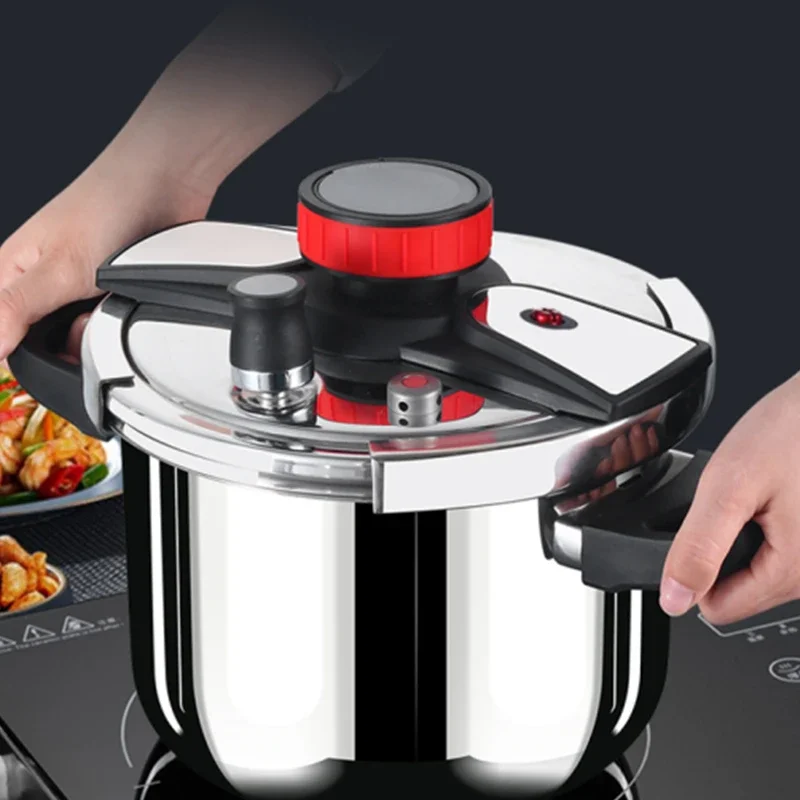 304 Stainless Steel Pressure Cooker Explosion-proof Household Gas Stove Thickened