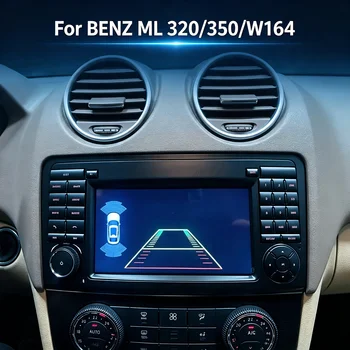 Radio para coche Android 14 de 7" 1 Din para Benz ML W164 2005-2012 GL con CarPlay inalámbrico, Android Auto, 8 núcleos, 8+128GB, DSP, 4G, GPS y asistente de voz con IA. 1