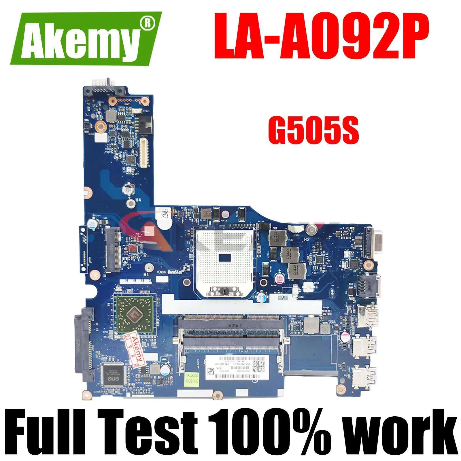 For LENOVO Ideapad G505S Notebook Mainboard LA-A092P AMD DDR3 Laptop motherboard