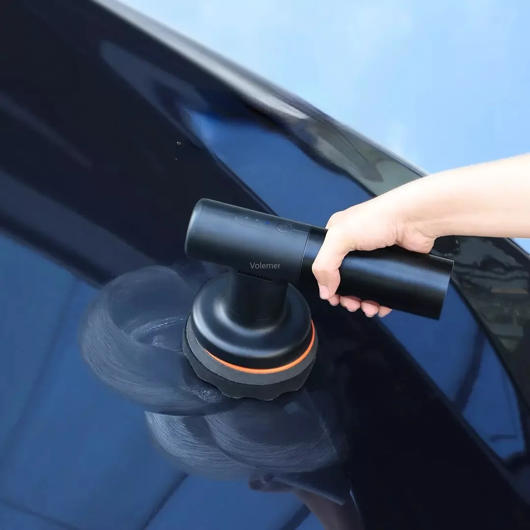 Xiaomi Baseus Radio Waxer Car Polisher Waxing Locomotive on-board Polishing Car with Accessories Home Variable Speed Auto Waxer