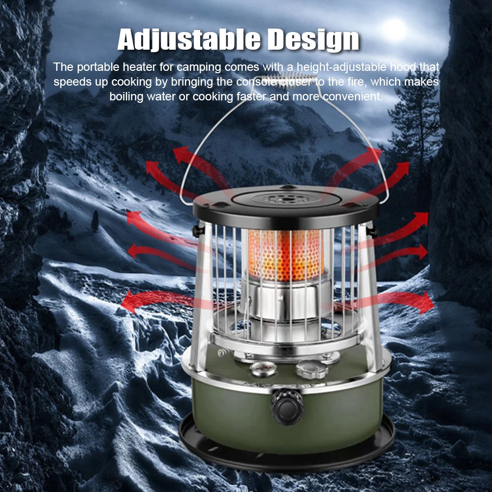 Kerosene Heaters for Indoor Use Portable Handheld Kerosene Stoves for Camping, Cooking Non