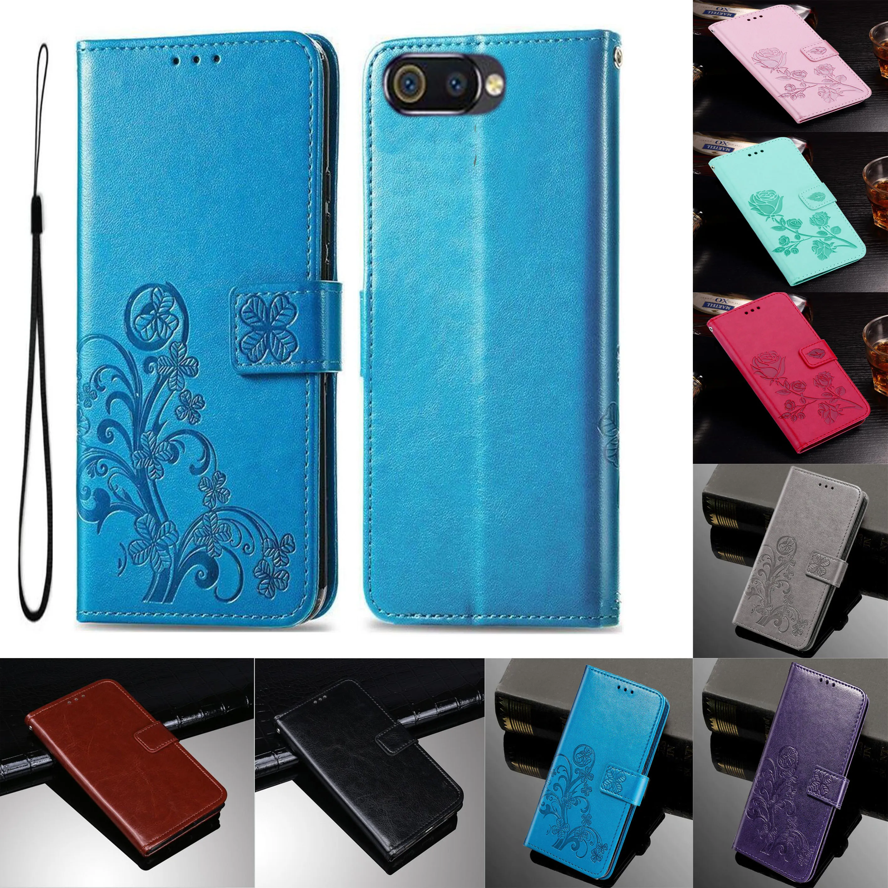Leather Phone Case with Book-style Design