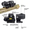 Eotech Holographic Collimator 558 Red Dot Sight G43/G33/G45 3X 5X Magnifier Airsoft Hunting Gear w/ 20mm Rail Mounts & QD Lever 3