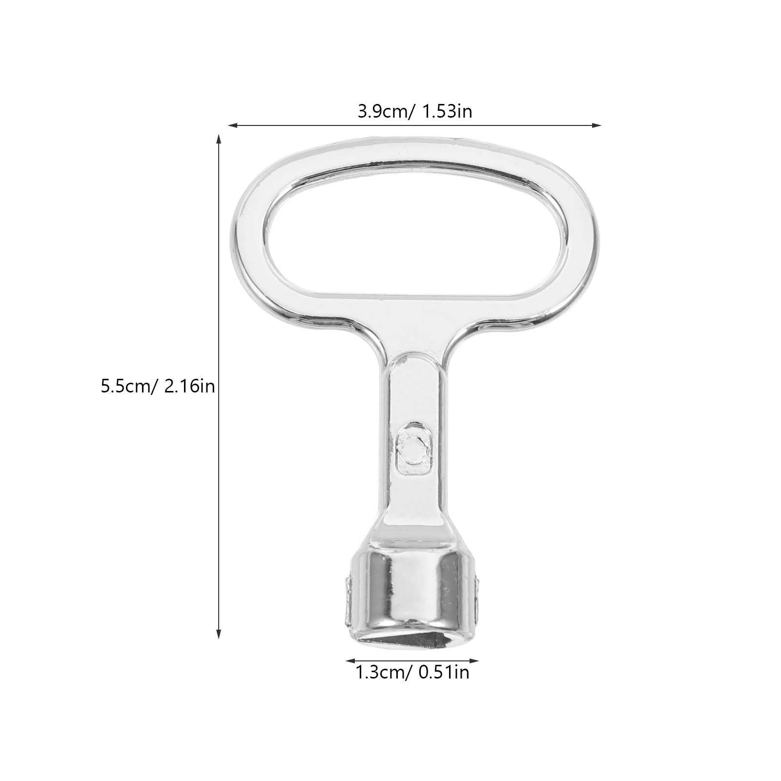 쓰레기통 용 6PCS 알루미늄 삼각형 키 금속 적합한 커뮤니티 아파트 쇼핑몰 학교 과일 상자 야외