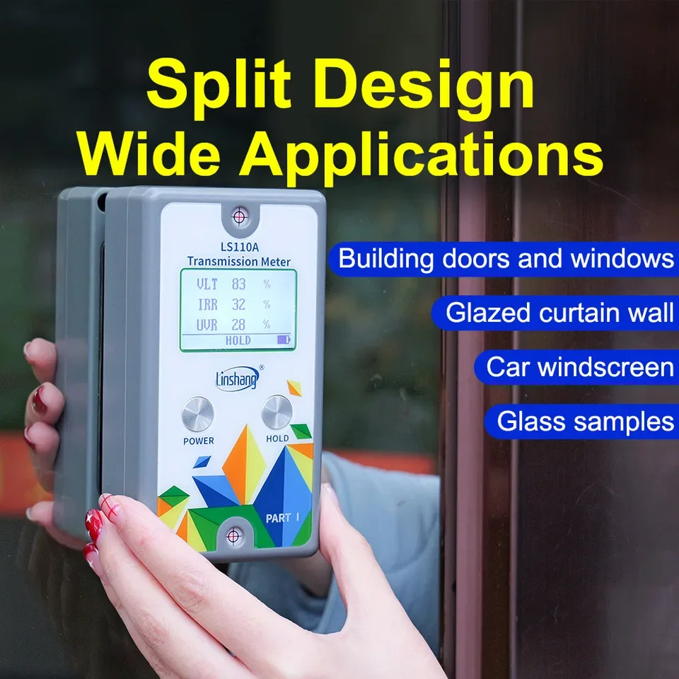 LS110A Window Solar Film Meter Transmission Meter UV IR VL Spectrometer For Film and Glass Transmittance Testing