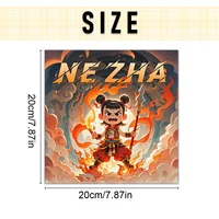 Adult Picture Book - Nezha Character Illustrations and Vibrant Color Fill Pages for Relaxation and Creativity 2