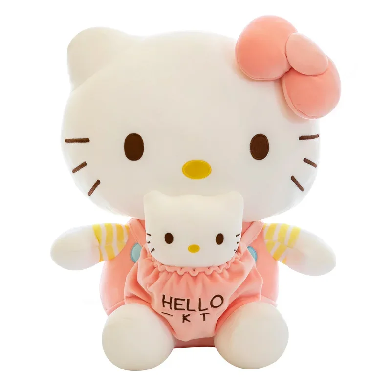 45cm Sanrio New Mother and Child Plushie KT Doll Kitty Plush Toys