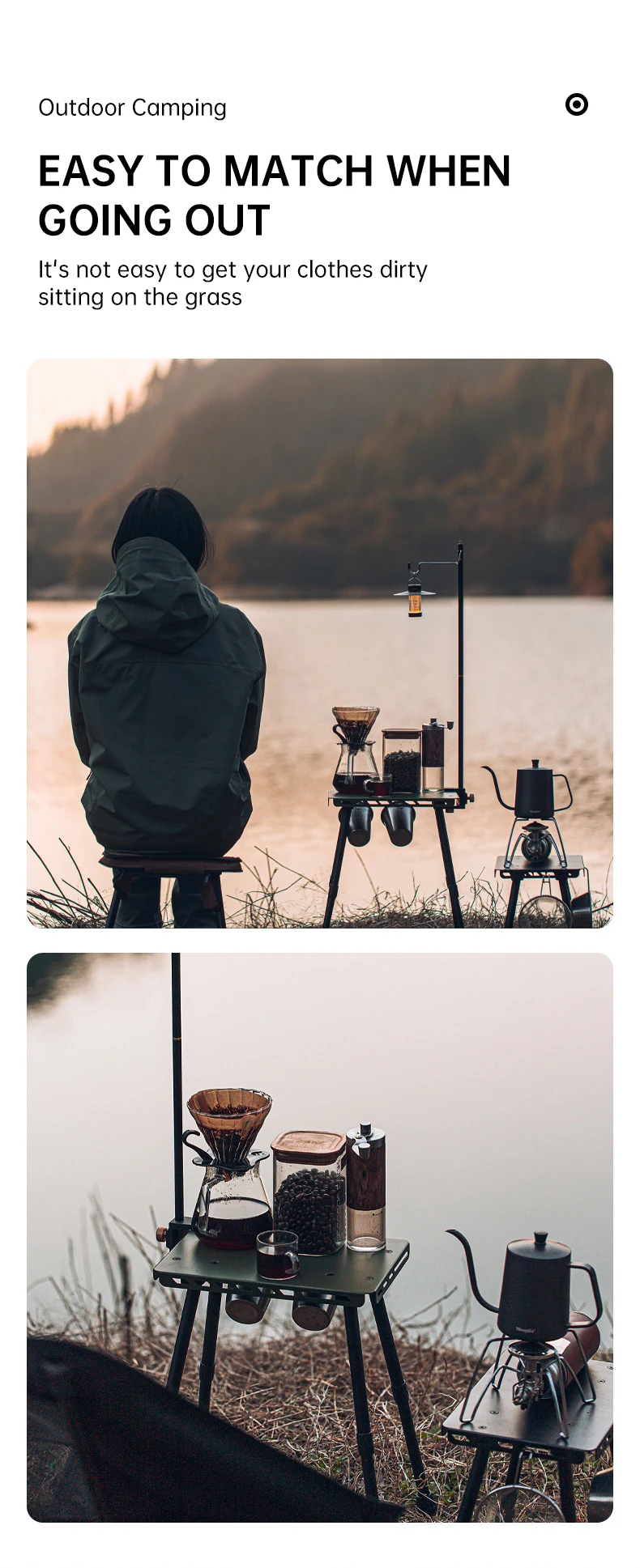 Outdoor Camping Portable Folding Stool Dual-Purpose Small Table With Storage Bag, Ultra Light and Retractable Folding Table 11 Outdoor Camping Portable Folding Stool Dual-Purpose Small Table With Storage Bag, Ultra Light and Retractable Folding Table 2