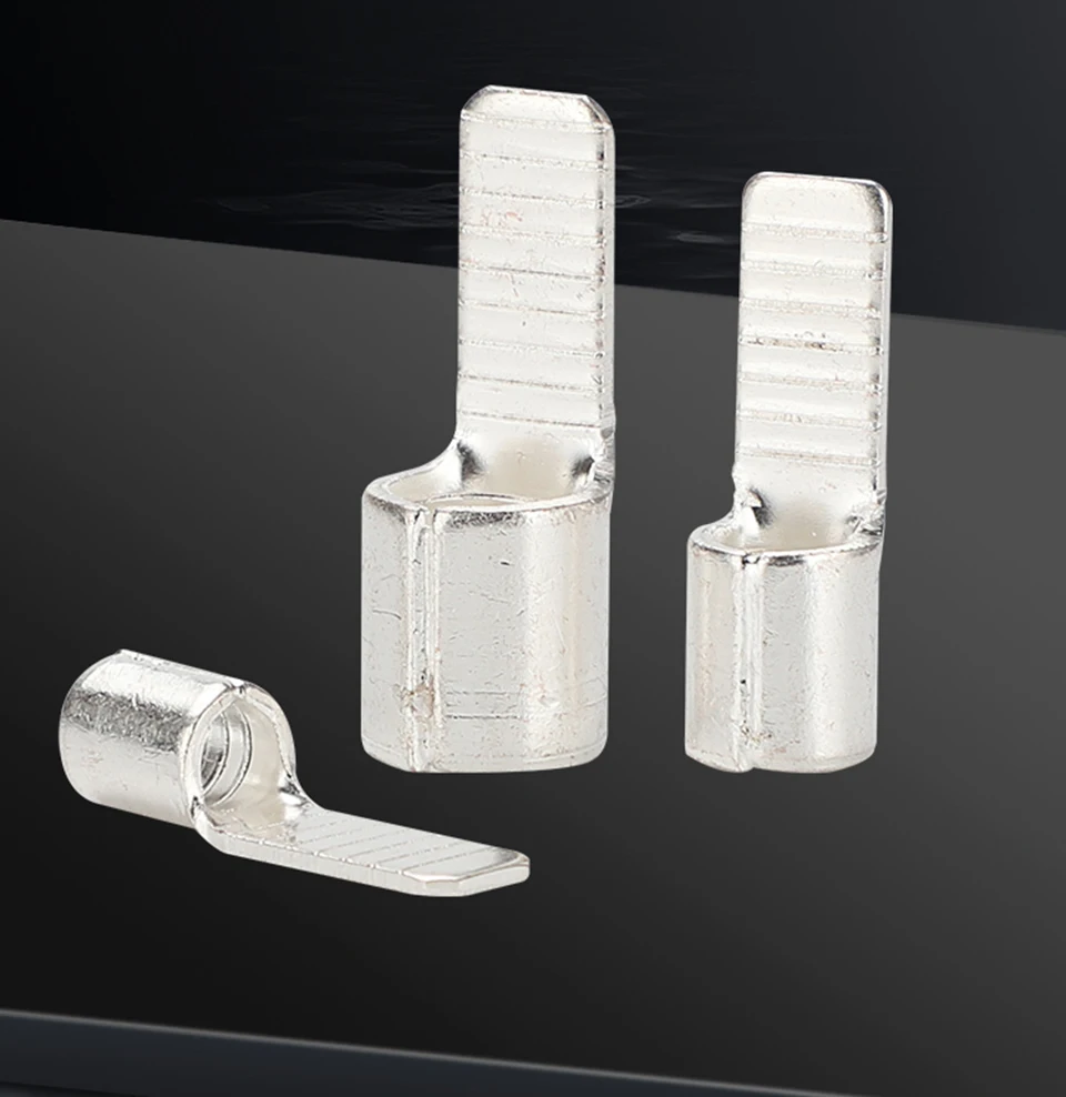 Description Picture 2 of itemC45 contact pin Copper Tin Plated DZ47 Circuit Breaker plug Pin-Shaped Cable Wire Lug Insert Crimp Terminal 1.5-25 Terminal lugs