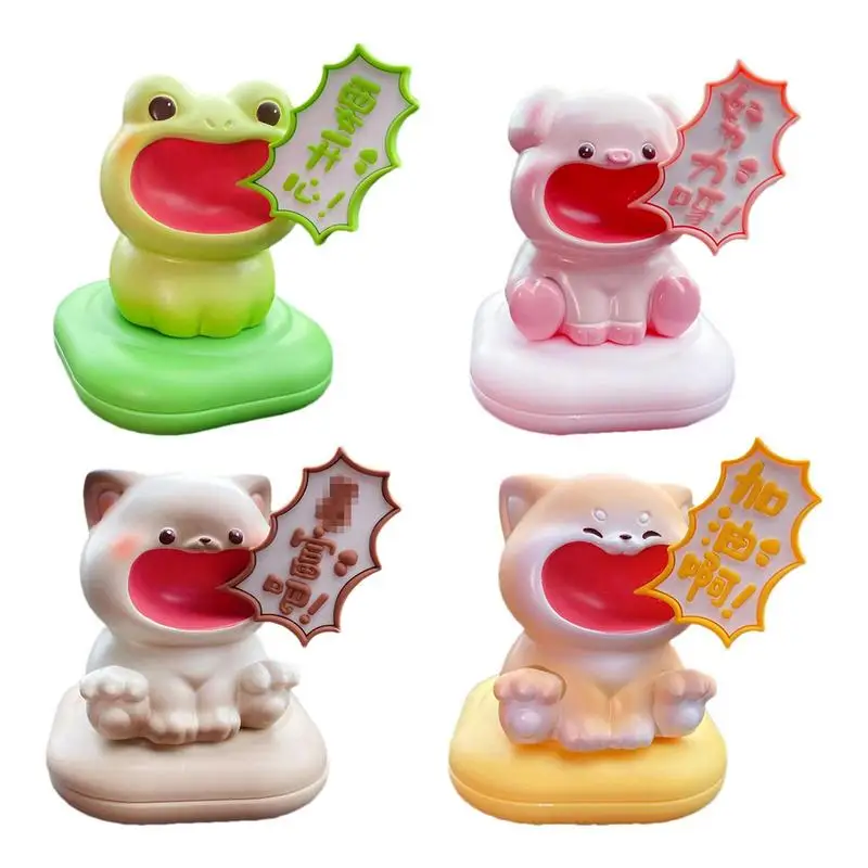 

Frog Dashboard Figure Car Dashboard Decorations Ornament Shouted Frog Dog Pig Cat With Magnetic Aroma Box Resin Decor For Gift