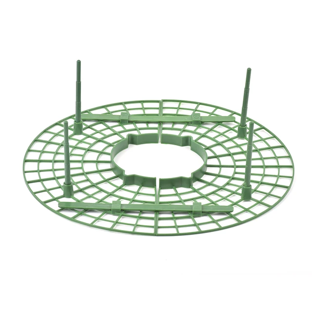 1 Db Négyzet Alakú Kerek Műanyag Eperállvány Erkélyen Termeszt Zöldségeket Gyümölcsmászó Pillér Kertészeti Konzol Tartó Tartók - Image 3