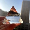 Natural Clear Quartz Crystal Energy Tower Reiki Mineral Pyramid Gemstone Decor 4