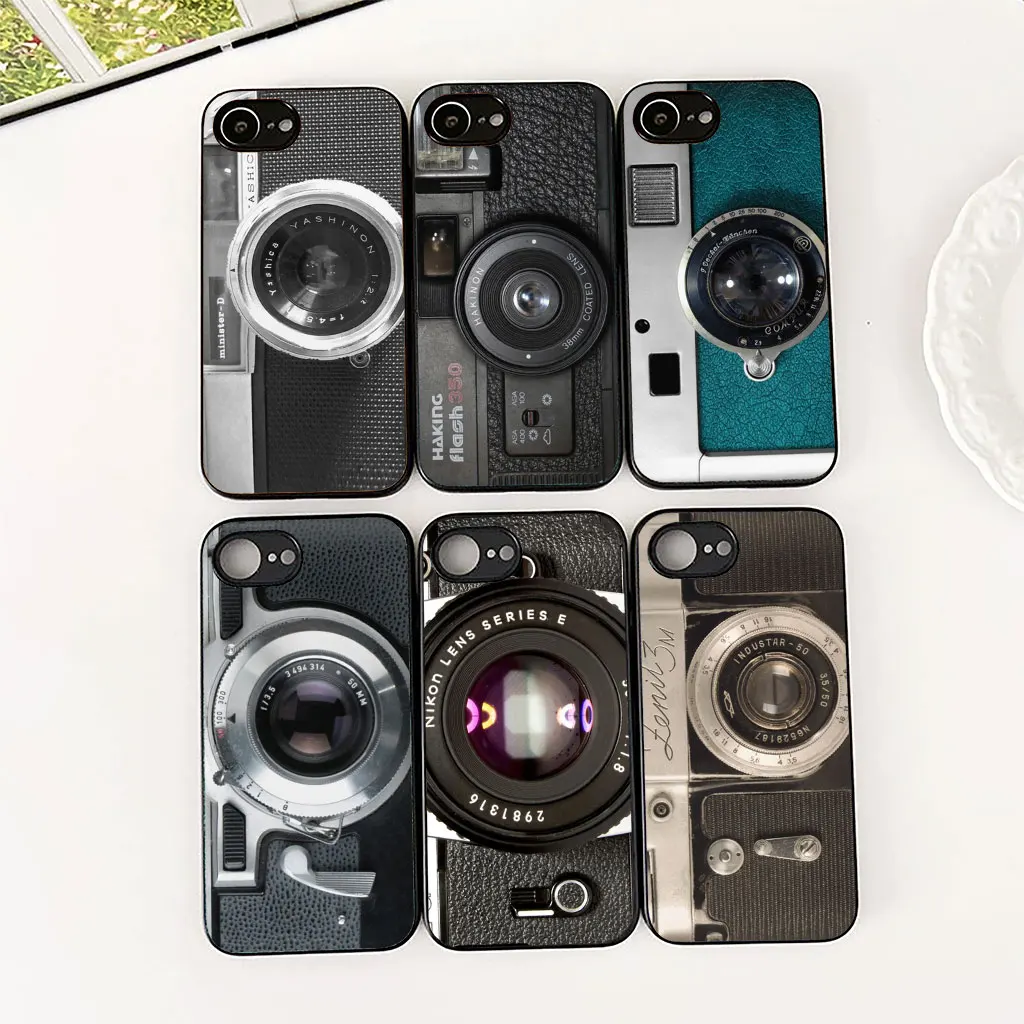 Retro Style Fashion Camera Vintage Phone Case - Stylish Protective Cover