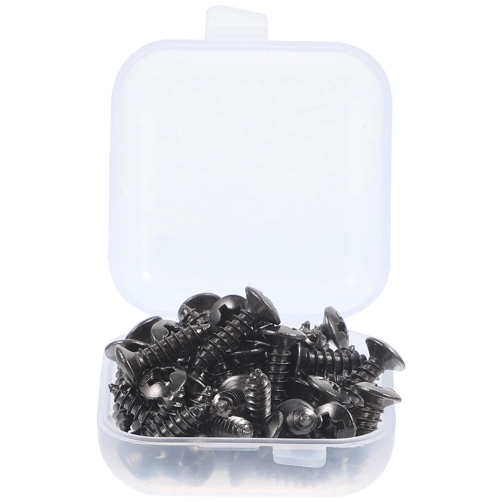 

50 Pcs Electric Guitar Pickguard Mounting Screws Bass Replacement Iron Fixator Panel Accessories Plate