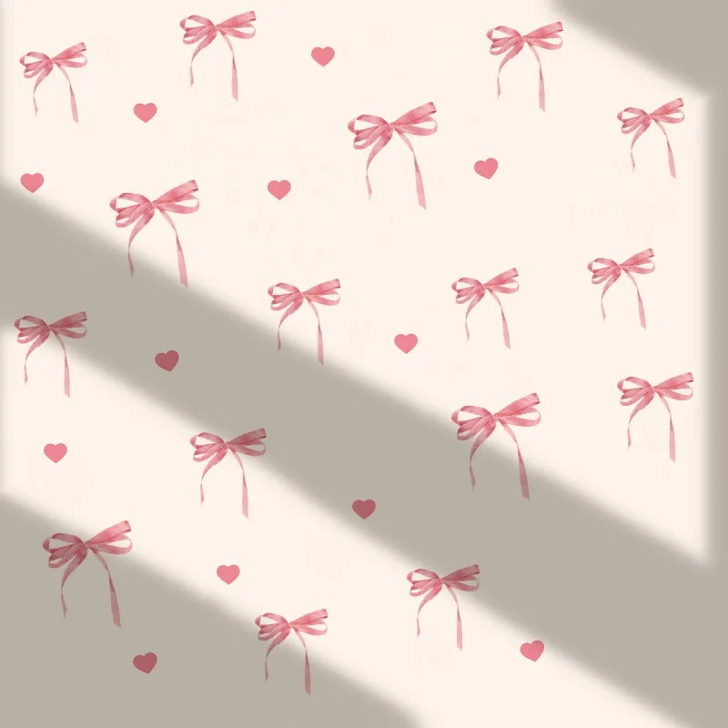 Tinoaly Adesivi Murali Grandi, 66x83,7cm Parete con Fiocco Rosa Staccabile e Incollabile Grande Decorazione da Parete con Fiocco Rosa Impermeabile Adatto per la Camera da Letto Delle Bambine