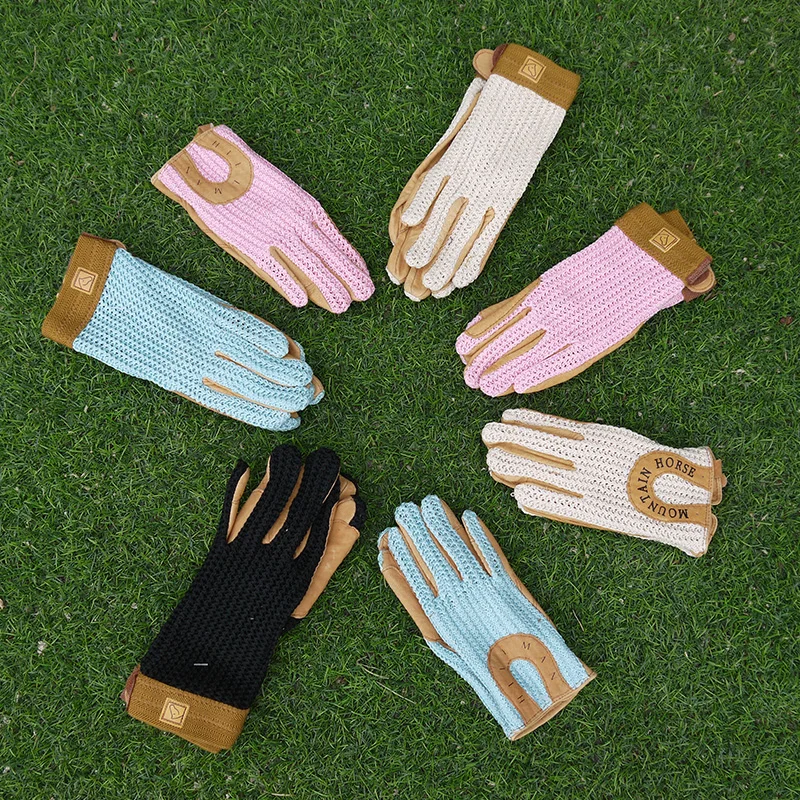 horse-equestrian-riding-knit-gloves-pigskin