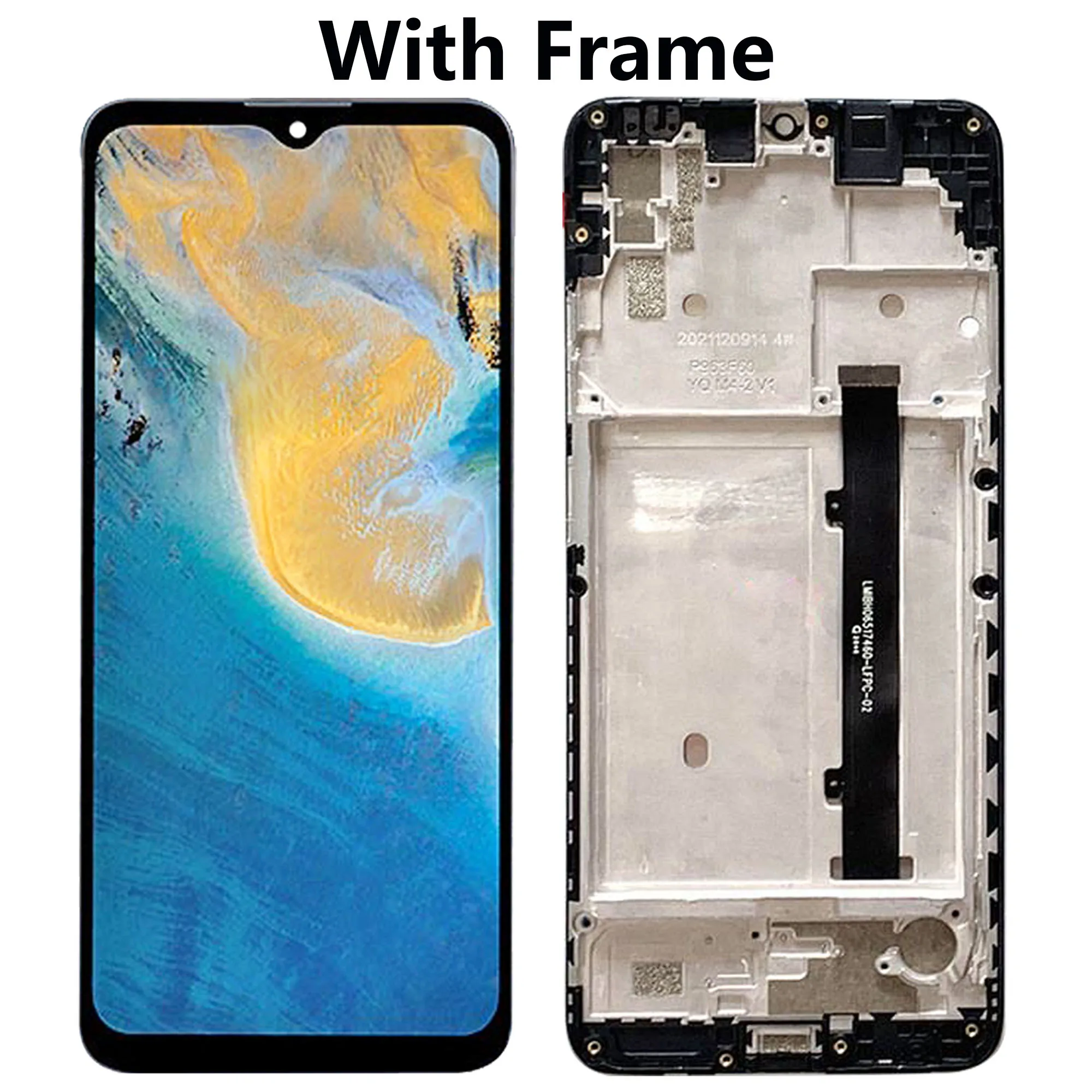 Original LCD Display For ZTE Blade A51 (2021) With Frame Touch