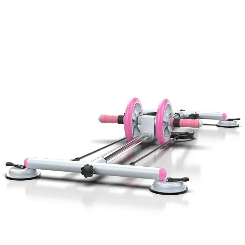 Multi-functional Abdominal AB Training Roller Abdomen Rolling Wheel With Push-up Bar, Hand Griper, Jump Rope and Knee Pad