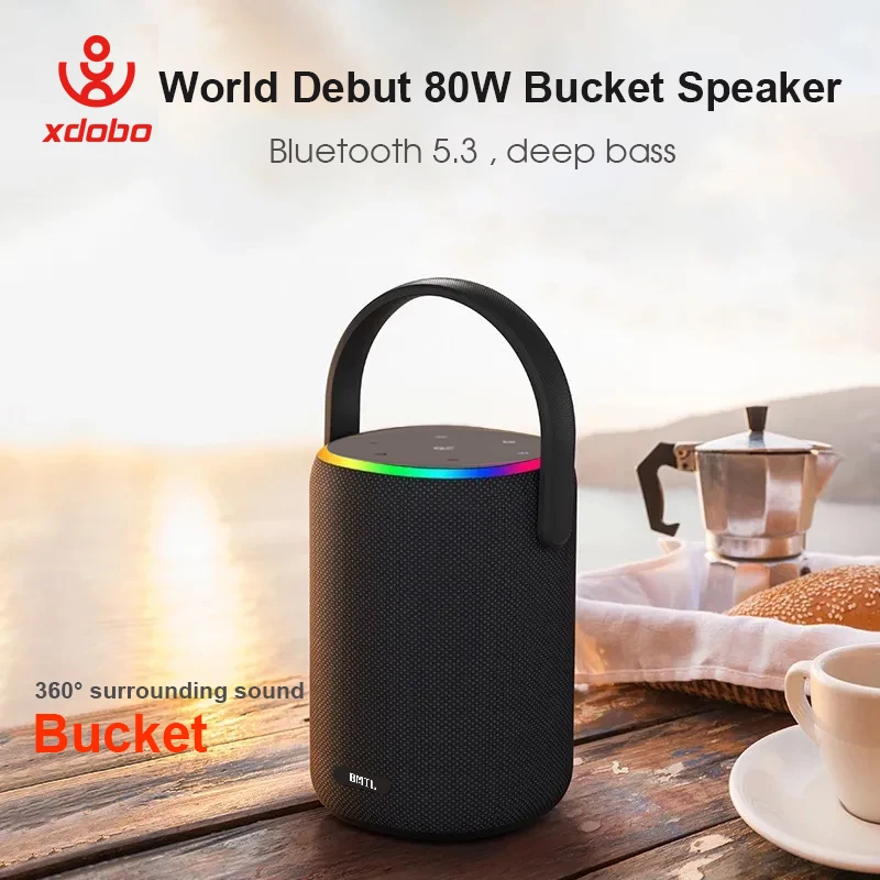 

Xiduobao Bluetooth Speaker BMTL Outdoor Waterproof Portable Sound Column Desktop Computer Bluetooth Audio Colorful Car Subwoofer