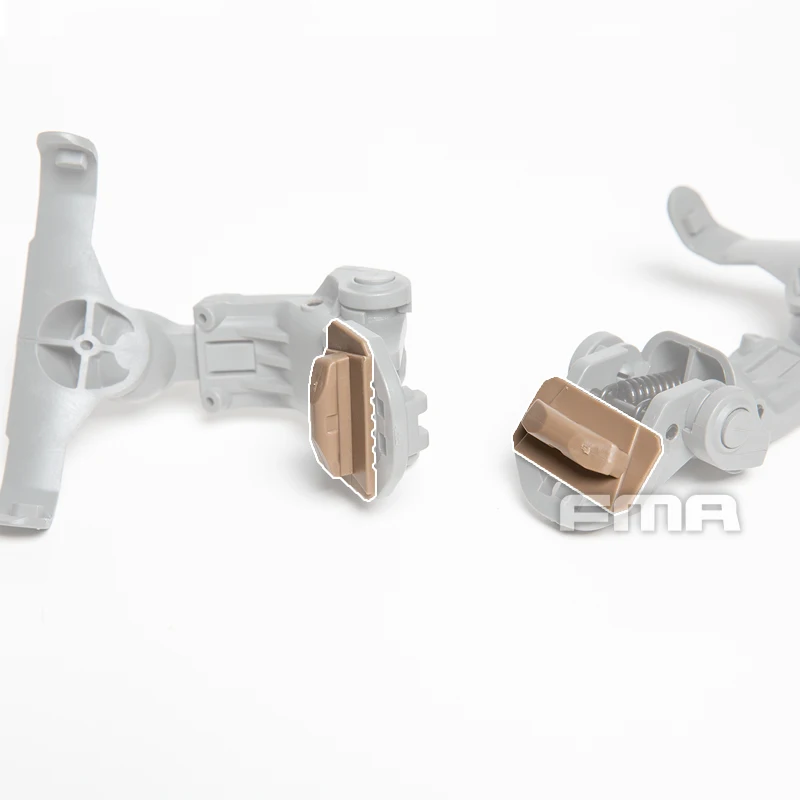 Tactical Accessories AMP Headphone Holder Adapter Module Wendy 2.0 3.0 Helmet Rail Can Be Installed On Rear Side of Rail tactical helmet accessories