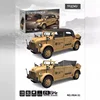 HG RC Cars HG4-51 Steyr 1500A Command Vehicle 1/18 German Military Model Convertible Light Electric Simulation Model RC Car Gift 3