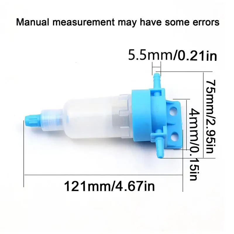 Parking Heater Filter Diesel Oil Filter Waterproof Metal Mesh With Drain Valve For Boat Truck