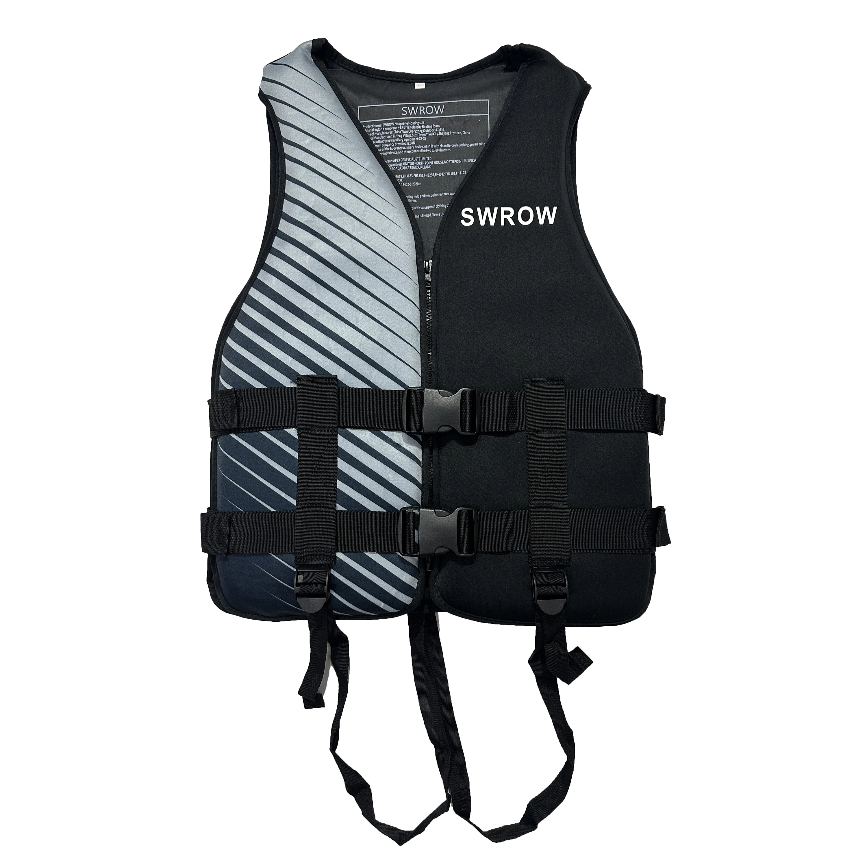 Neoprene Life Jacket for Kids and Adults, Water Sports, Fishing