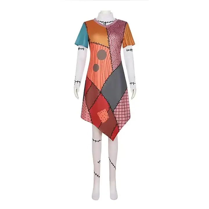 Sally The Night Before Christmas Dress Women Fancy Horror Halloween Costume  Skelington Cosplay Dress Birthday Party Clothing - AliExpress 200000532