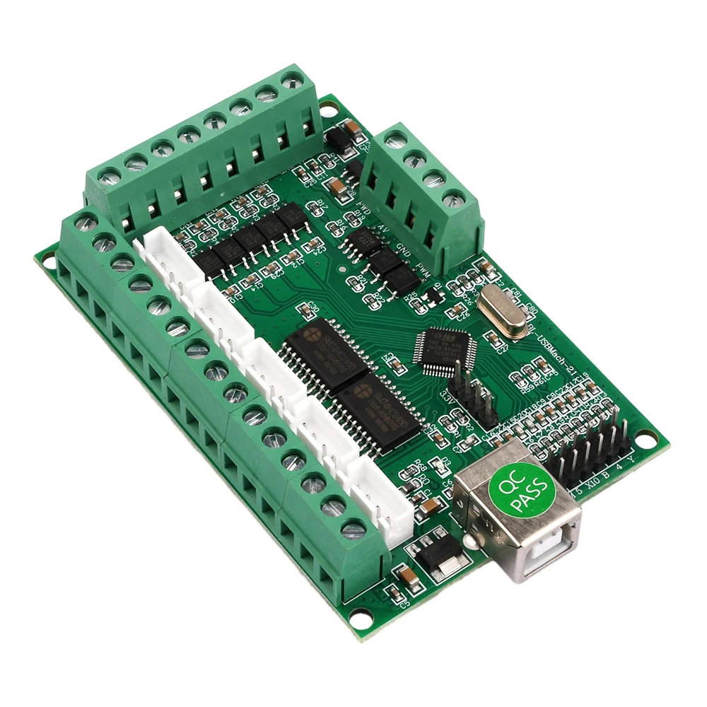 máquina de gravura de cinco eixos cnc controle de movimento placa de interface de acionamento do motor deslizante de eixos