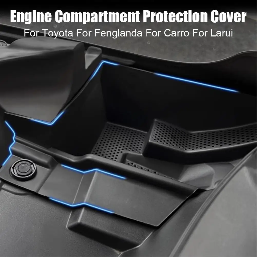 For Corolla Cross-Engine Compartment Filter Screen Protective Cover Water Tank Protective Net Car Styling Front car engine filter cover
