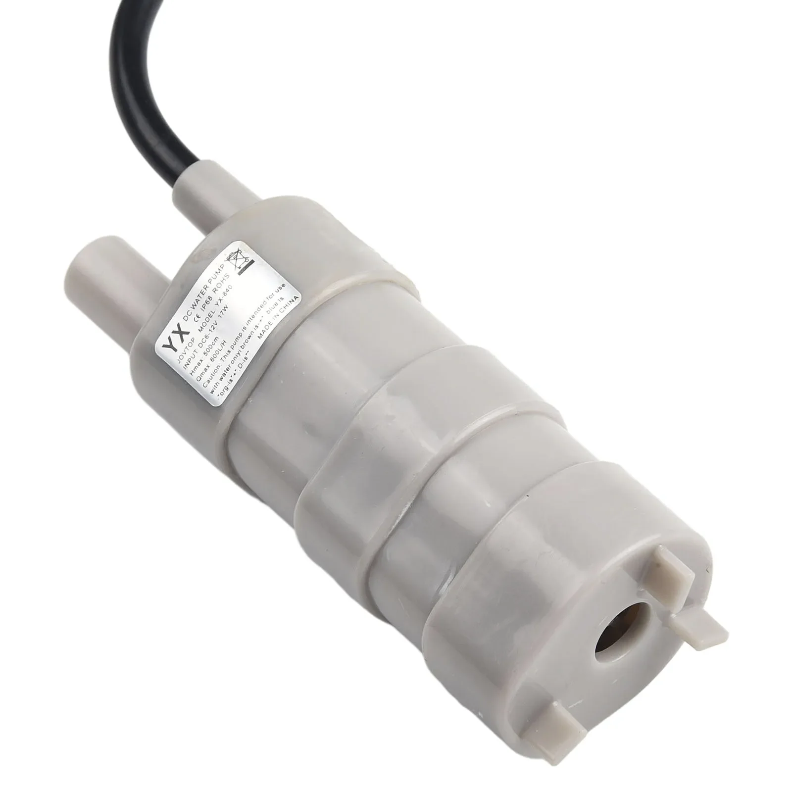 고압 DC 수중 워터 펌프, 연못 수족관 물고기 탱크 분수용 마이크로 모터 워터 펌프, 12V, 600L/H