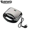 DMWD Home Mini Triangle Sandwich Maker 220V Bread Toaster Personal Breakfast Machine Frying Egg Tool Stainless Steel 750W 2