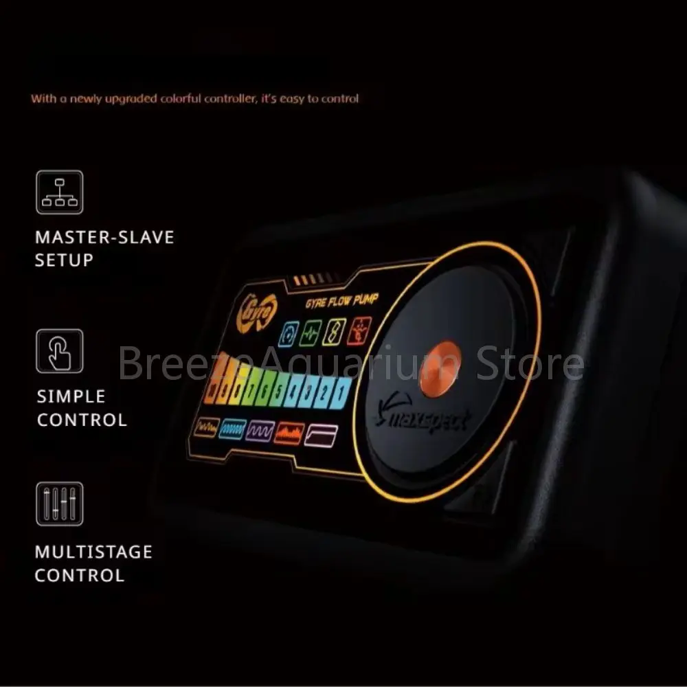 Jump MJ-GF308 / MJ-GF316 Saltwater Aquarium Coral Reef Fish Tank Gyre Flow Wave Maker Pump with Colorful Controller 4