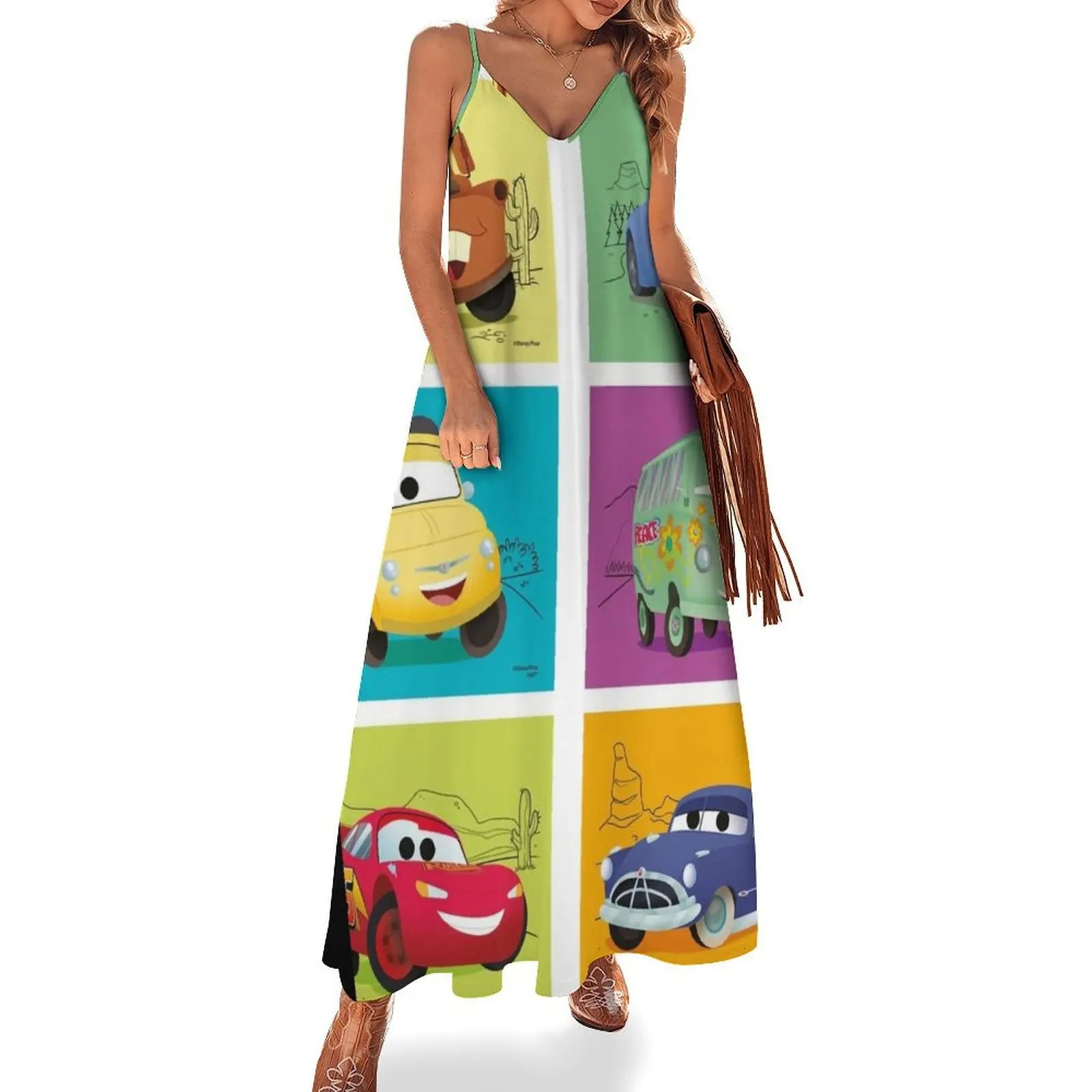 

Cars movie Sleeveless Dress Elegant gowns Dress vintage