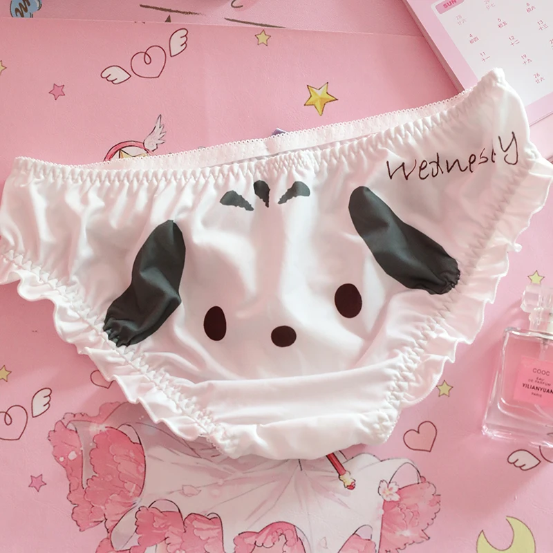 Sanrio Hello Kitty Underwear Women Sweet Sexy Thin Panties Hollow Out  Design Soft Silky Briefs Y2k Cartoon Underpants Kawaii - AliExpress