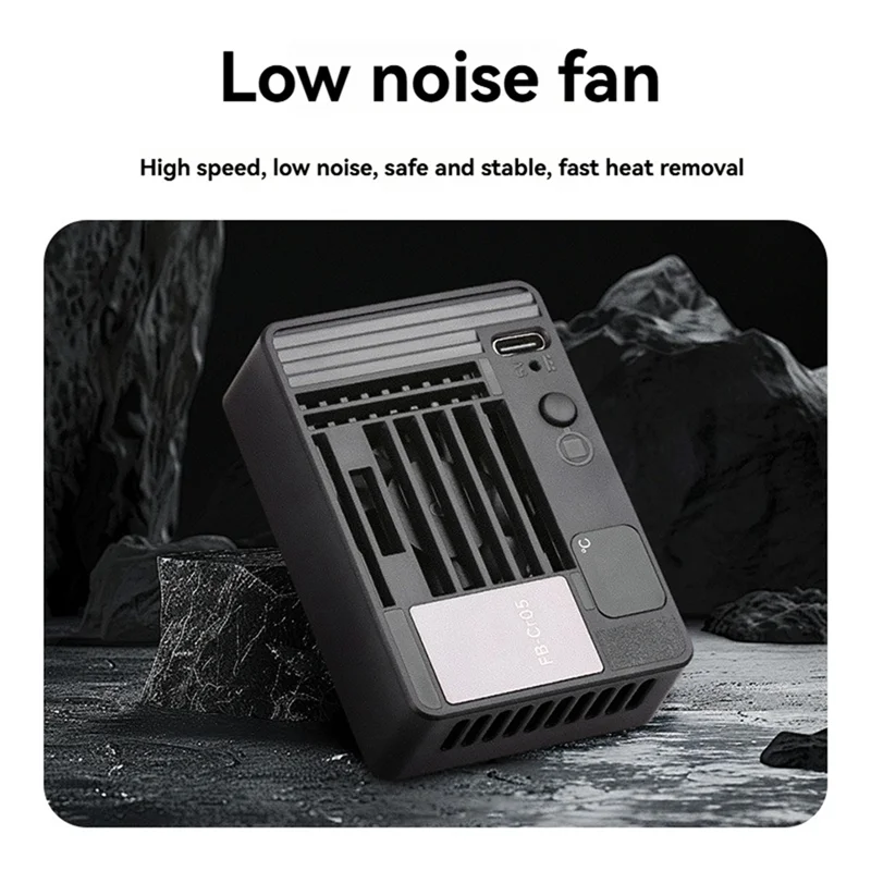 Exquisite-FB-CR05 카메라 냉각 시스템  캐논 FUJIFILM ZV-E1 A7M4 A6700 A72C R8 R7 R6 XT4 용 방열판 냉각 팬