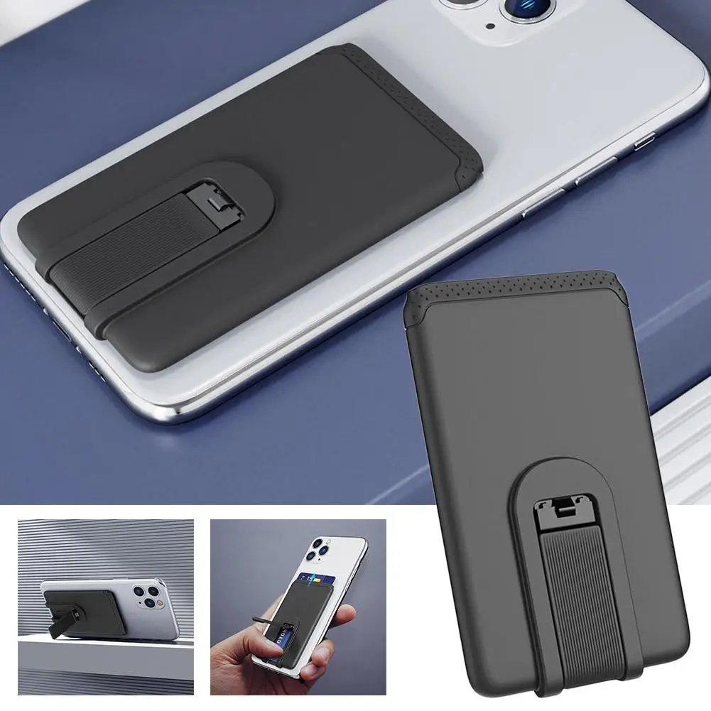 Silicone Adhesive Phone Pocket and Stand with Fashionable Design