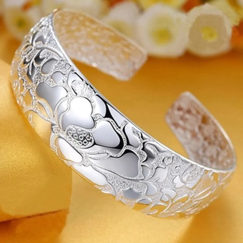 Adjustable Handmade 925 Sterling Silver Weaving Bracelet - Fashionable Unisex Jewelry
