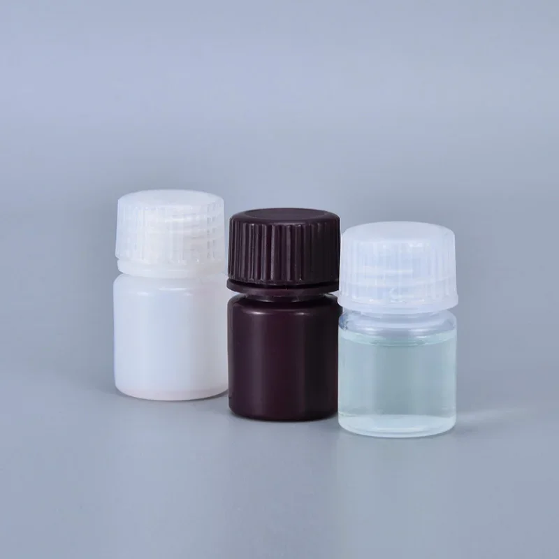 Mini 5Ml Ronde Plastic Fles Met Deksel Food Grade Pp Materiaal Hervulbare Vloeibare Opslag Container 100 Stks/partij