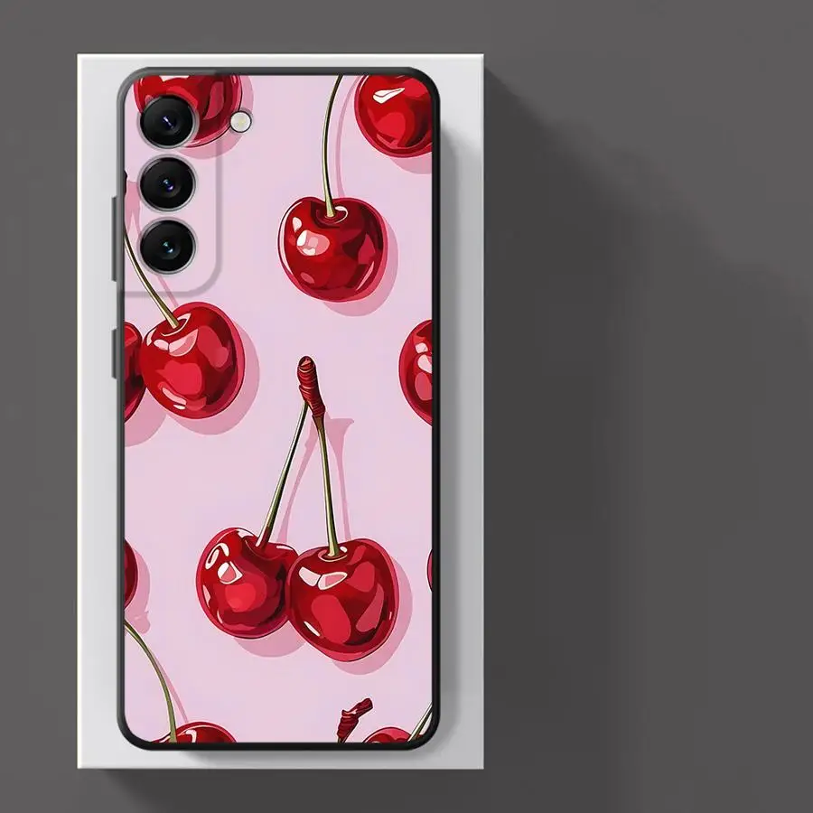 Cherry Pattern Phone Case – Stylish Protective Cover with Cherry Design
