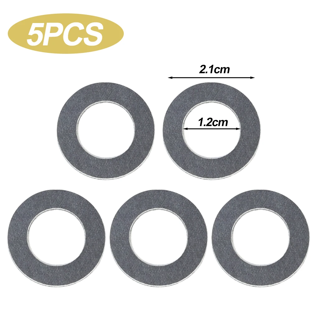 Screw Gasket Oil Drain Sump Plug Washers Hole for Toyota OE90430-12031 12mm Aluminum Accessories Seal Gasket Engine Parts oil drain plug gasket,oil drain plug seal washer,sealing washers,engine gasket set