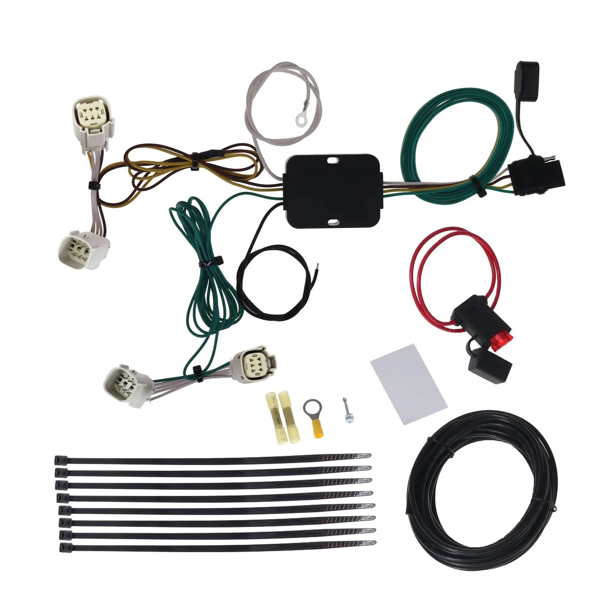 Car wire harness trailer connector  Trailer accessories 4-core power converter 21-23Bronco Without LED taillights 56471 118867 fashion leather chain belt women punk gothic harness waist metal chain body bondage wide corset wasitband rock accessories